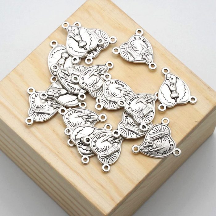 DIY三通-法蒂玛圣母-锌合金-1.6cm - 图片 4