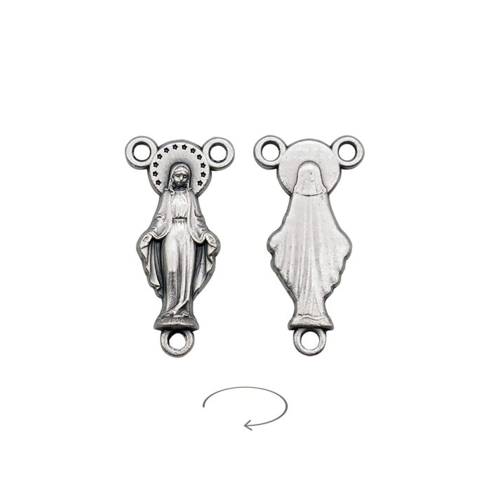 DIY三通-圣母显灵-锌合金-2.2cm