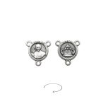 DIY三通-教宗良十四世-伯多禄广场-锌合金-1.3cm