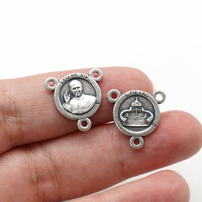 DIY三通-教宗良十四世-伯多禄广场-锌合金-1.3cm - 图片 4