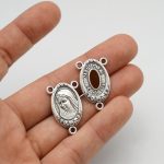 DIY三通-默主哥耶圣母-锌合金-1.7/2.2cm - 图片 2