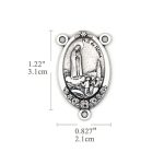 DIY三通-法蒂玛圣母+圣土-锌合金-3cm（大三通） - 图片 2