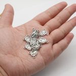 DIY三通-亚西西方济各+加辣-锌合金-1.2x0.95cm - 图片 4