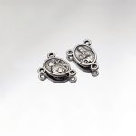 DIY三通-亚西西方济各+加辣-锌合金-1.2x0.95cm - 图片 6