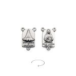 DIY三通-锡拉库萨圣母+大殿-锌合金-1.5cm