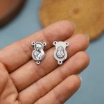DIY三通-圣母合掌祈祷+耶稣圣心-锌合金-1.1cm - 图片 5