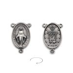 DIY三通-圣母显灵-锌合金-2.1cm