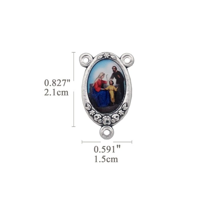 DIY三通-圣家-锌合金-树脂-2.1X1.5cm - 图片 2