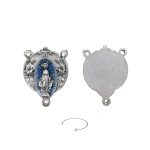 DIY三通-无染原罪与天使-锌合金-蓝色-1.3cm