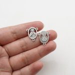 DIY三通-圣衣-锌合金-1.6x1.15cm - 图片 4