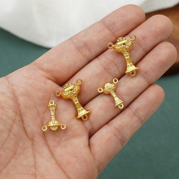 DIY三通-圣爵-锌合金-金色-1.5/2.0cm - 图片 2