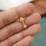 DIY三通-圣爵-锌合金-金色-1.5/2.0cm - 图片 3