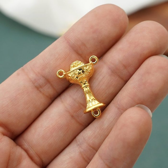 DIY三通-圣爵-锌合金-金色-1.5/2.0cm - 图片 4