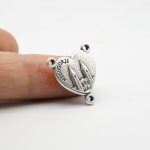 DIY三通-默主哥耶-锌合金-树脂-1.5cm - 图片 6