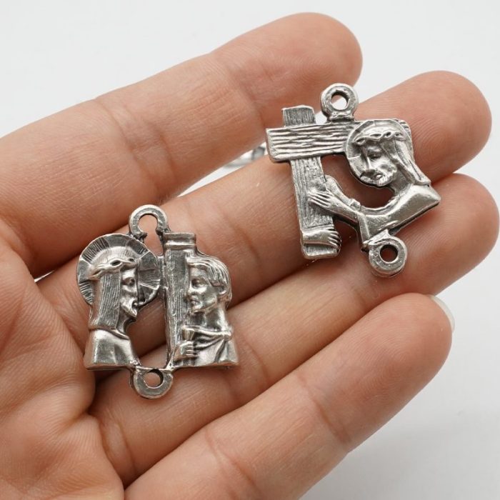 DIY套装-苦路（14个）-锌合金-2cm - 图片 3