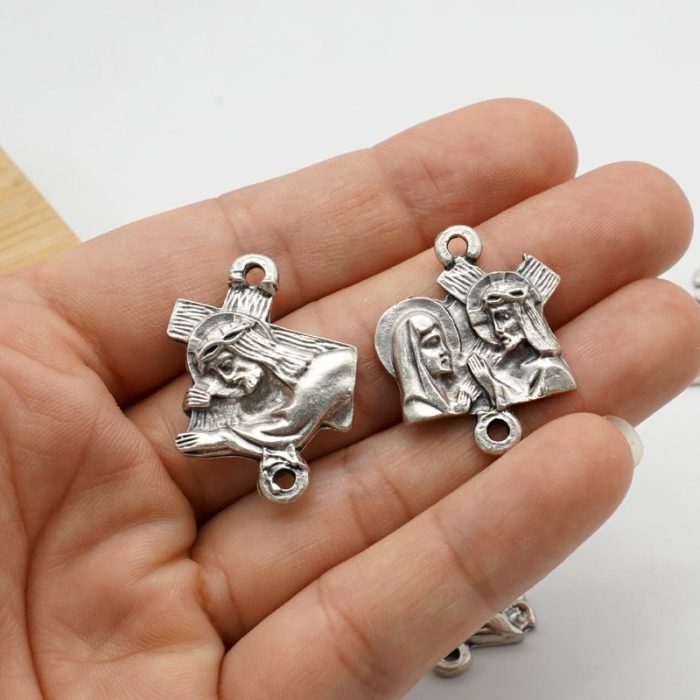 DIY套装-苦路（14个）-锌合金-2cm - 图片 4