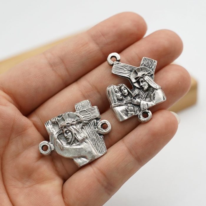 DIY套装-苦路（14个）-锌合金-2cm - 图片 7