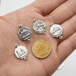 DIY套装-四大殿-六角-锌合金-1.4cm - 图片 3