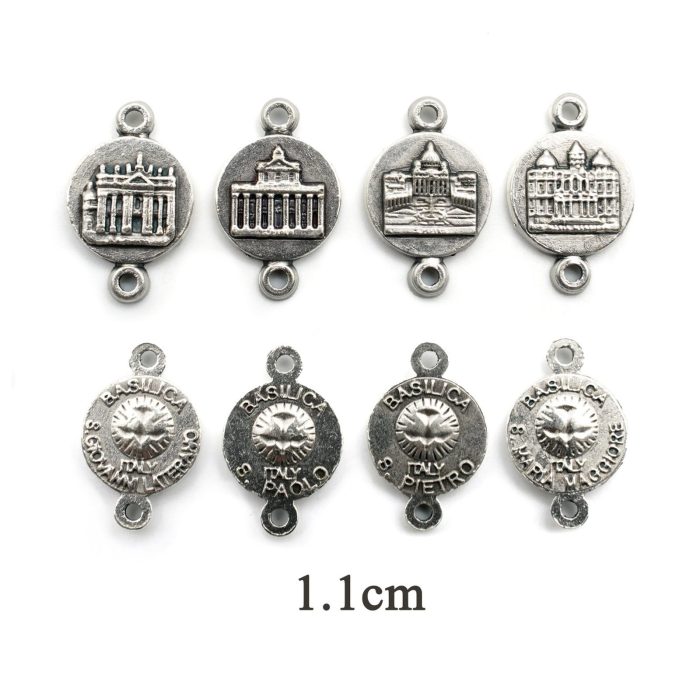 DIY套装-四大殿-圆形-锌合金-1.1cm - 图片 2