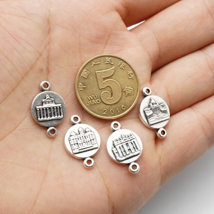 DIY套装-四大殿-圆形-锌合金-1.1cm - 图片 4