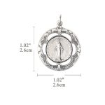 DIY小吊牌-显灵圣母-锌合金-2.6cm - 图片 2