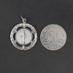 DIY小吊牌-显灵圣母-锌合金-2.6cm - 图片 3