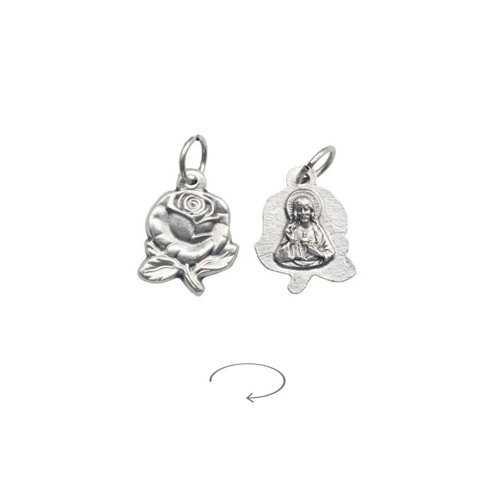 DIY小吊牌-耶稣圣心-锌合金-1.4cm