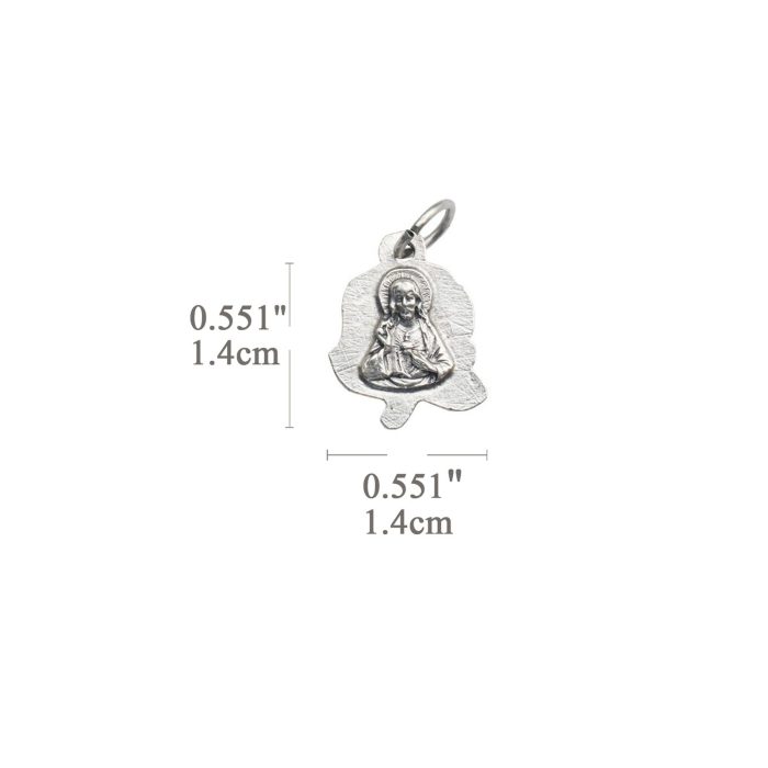 DIY小吊牌-耶稣圣心-锌合金-1.4cm - 图片 2