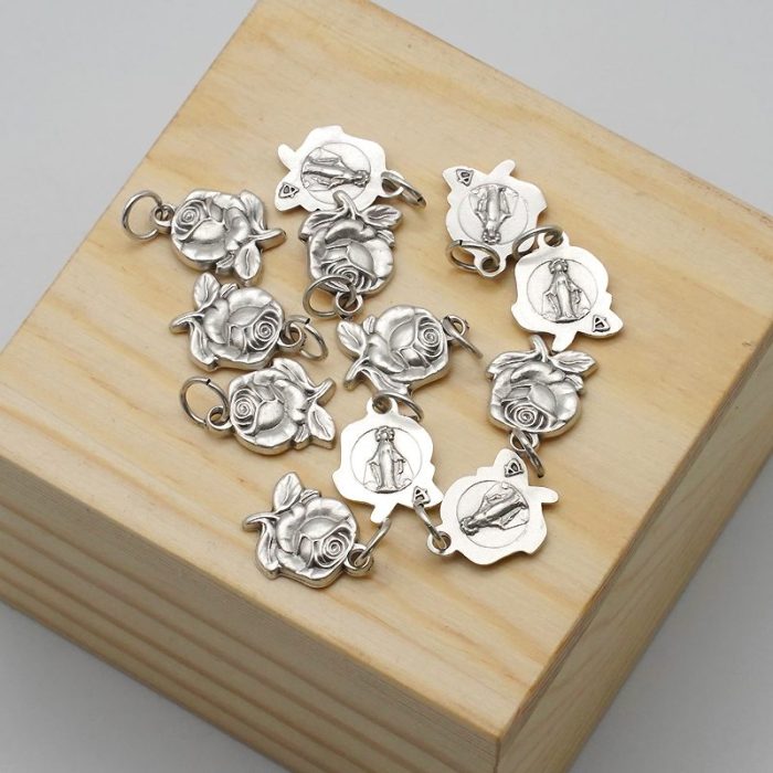 DIY小吊牌-显灵圣母-锌合金-1.4cm - 图片 3