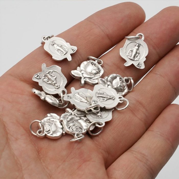 DIY小吊牌-显灵圣母-锌合金-1.4cm - 图片 4