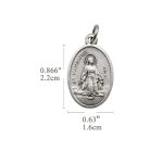 DIY小吊牌-苏格兰的圣玛格丽特-锌合金-2.2cm - 图片 2