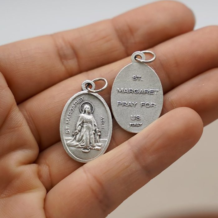 DIY小吊牌-苏格兰的圣玛格丽特-锌合金-2.2cm - 图片 3