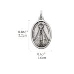 DIY小吊牌-阿帕雷斯达圣母+合掌-锌合金-2.2x1.6cm - 图片 2