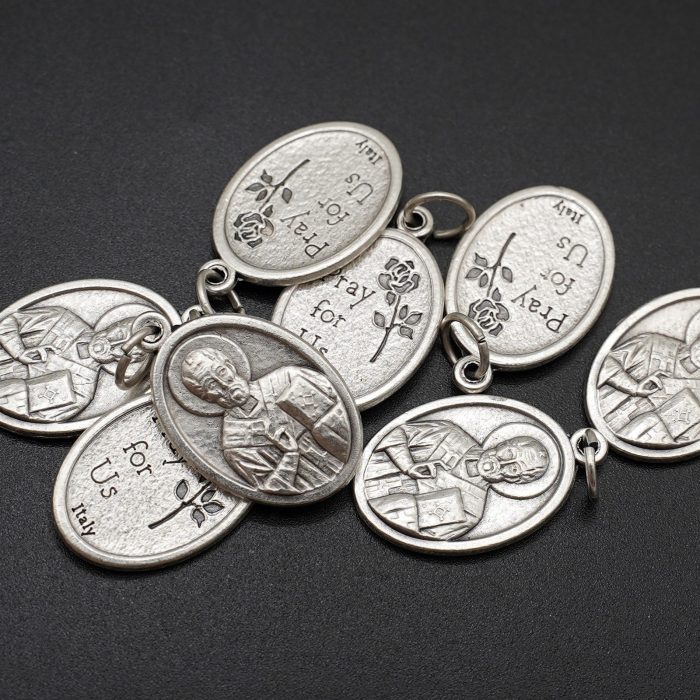 DIY小吊牌-巴里的圣尼各老-锌合金-2.2x1.6cm - 图片 5