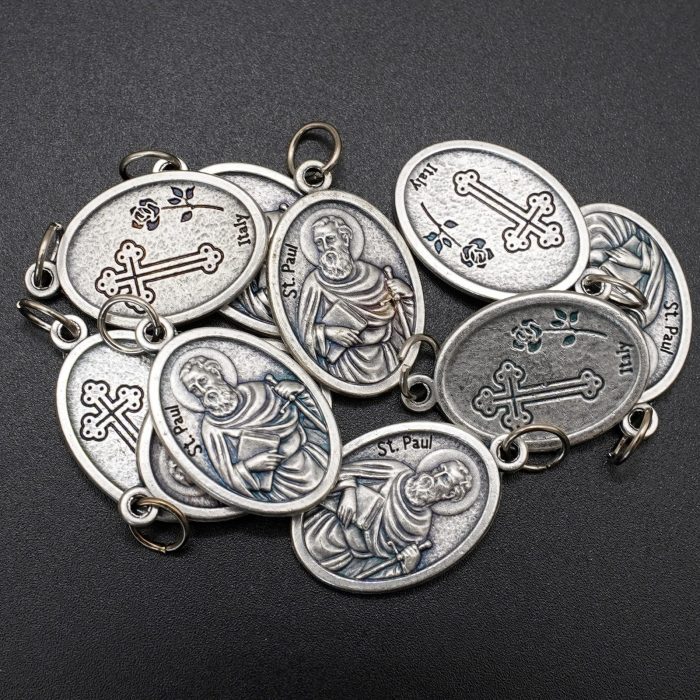 DIY小吊牌-保禄-锌合金-2.2x1.6cm - 图片 5