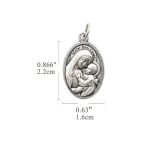 DIY小吊牌-善导圣母+布拉格圣婴-锌合金-2.2x1.6cm - 图片 2