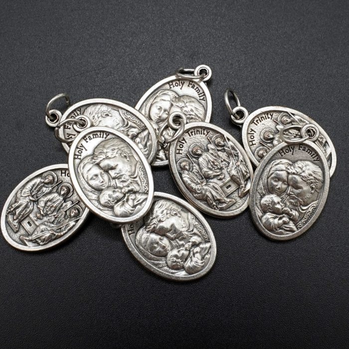 DIY小吊牌-圣家+圣三-锌合金-2.2x1.6cm - 图片 5