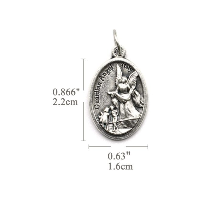 DIY小吊牌-总领天使圣弥额尔+护守天使-锌合金-2.2cm - 图片 2