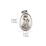 DIY小吊牌-上主慈悲+瓜达卢佩-锌合金-2.2cm - 图片 2