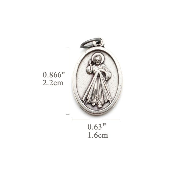 DIY小吊牌-上主慈悲+瓜达卢佩-锌合金-2.2cm - 图片 2