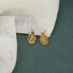 DIY小吊牌-显灵圣母-锌合金-金色-1.2cm - 图片 6