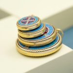 DIY小吊牌-圣本笃-锌合金-双色电镀珐琅彩-4.0/3.4/2.4/2.1cm - 图片 3