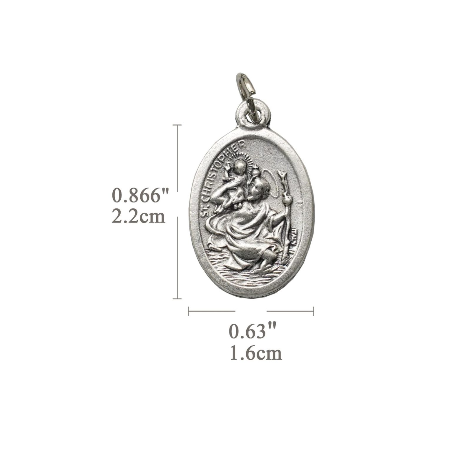 DIY小吊牌-基多福+玫瑰花-锌合金-镀银-2.2cm