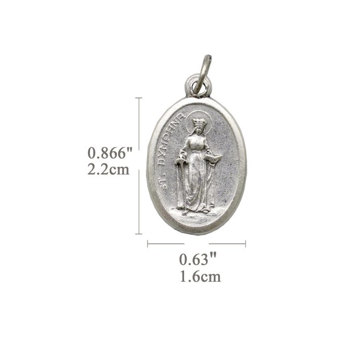DIY小吊牌-圣迪芙娜-锌合金-2.2cm - 图片 2
