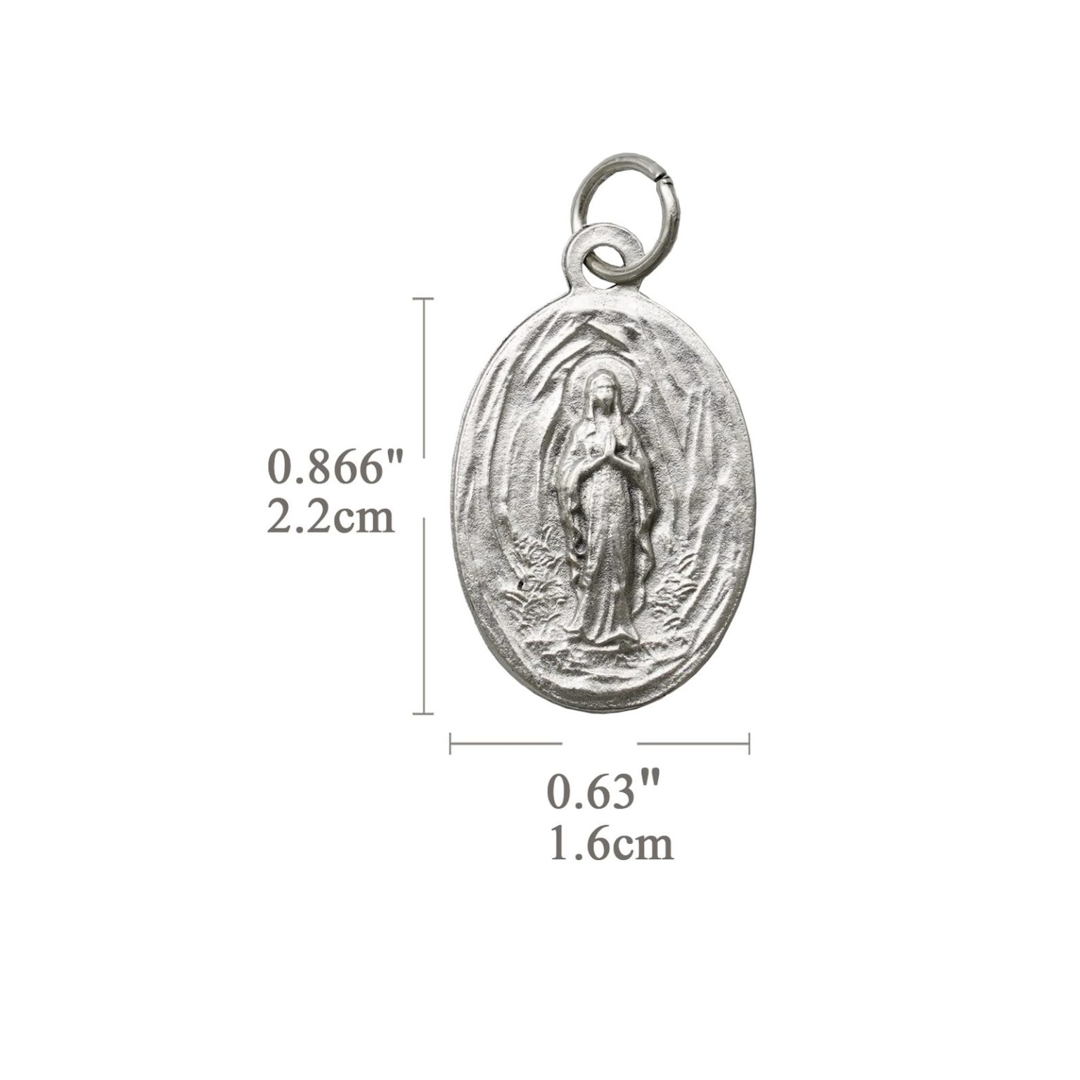 DIY小吊牌-伯尔纳德+露德-锌合金-2.2cm
