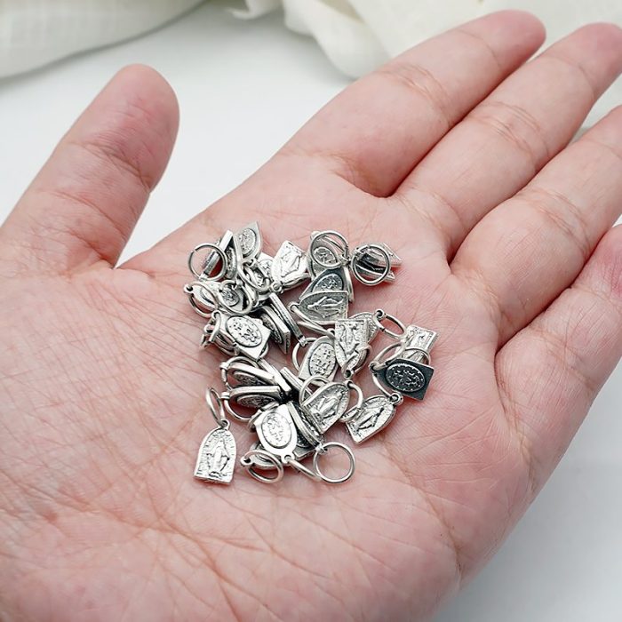 DIY小吊牌-显灵圣母-锌合金-0.9cm - 图片 3