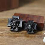 DIY双通-耶稣头像-方形十字-黑檀木-2.0/2.4cm - 图片 3