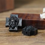 DIY双通-耶稣头像-方形十字-黑檀木-2.0/2.4cm - 图片 6