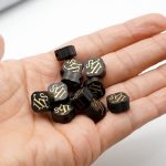 DIY双通-IHS-十字架-黄铜嵌木-黑檀木-1.2cm - 图片 5