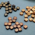 DIY双通-IHS-十字架-黄铜嵌木-黑檀木-1.2cm - 图片 6